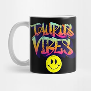 Taurus Vibes Graffiti Zodiac Birthday Mug